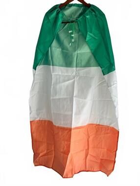 St. Patrick's Day Leprechaun Costume Accessory Set w/ Ireland Flag Cape | OSFM